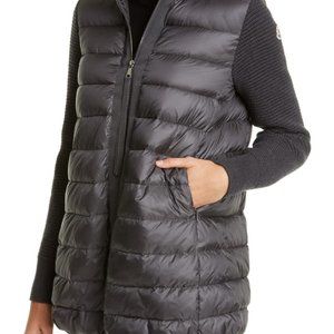 Moncler long Down cardigan